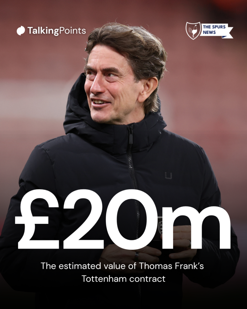 Thomas Frank's Tottenham contract