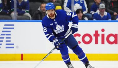 Nylander skates at Maple Leafs practice, 'good chance' to return vs. Canucks