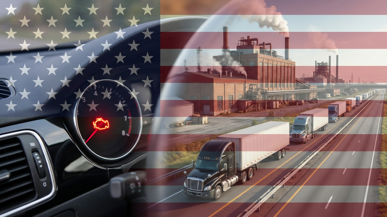 Warning lights flash for U.S goods economy