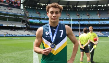 National Academy prospects hit the track with AFL clubs