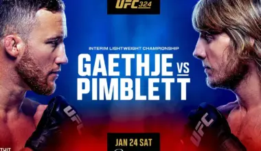 UFC 324 is upon us and we