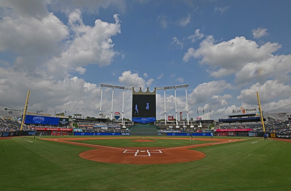 Royals Moving In Outfield Fences At Kauffman Stadium