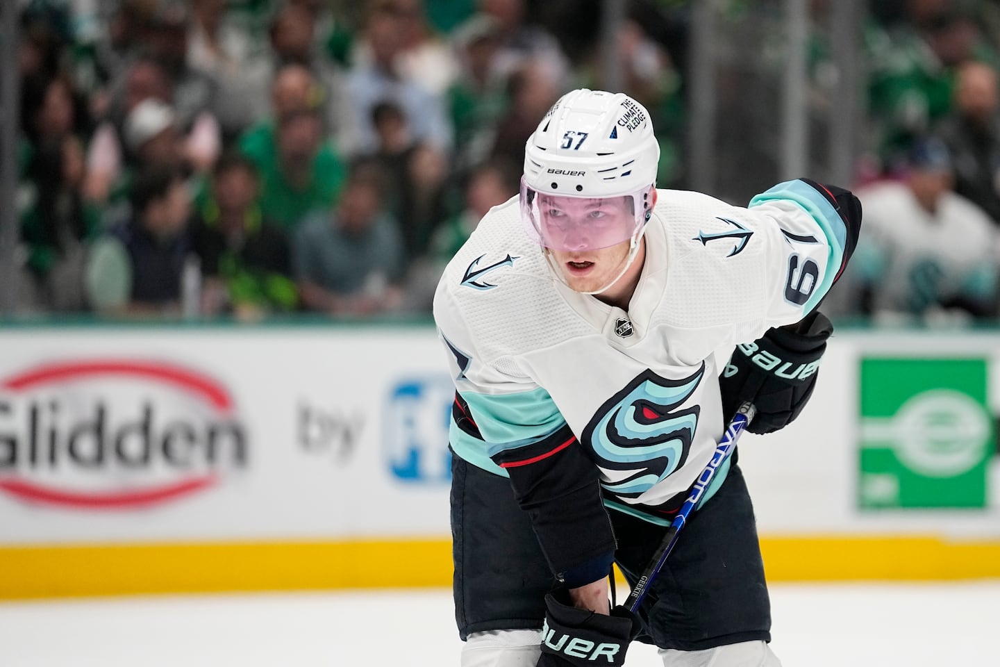 Now the Bruins' top scorer, Morgan Geekie had 16 goals for the Kraken over 142 games and two seasons.