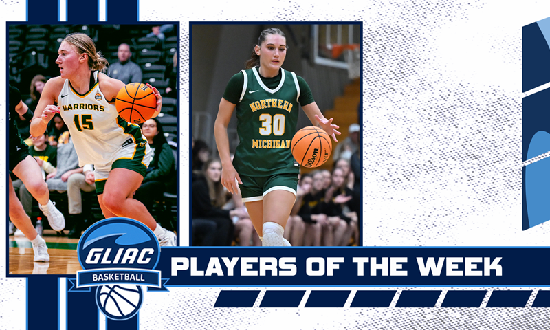 WSU's Lutchka and NMU's Schmittdiel selected for GLIAC women's basketball player of the week recognition