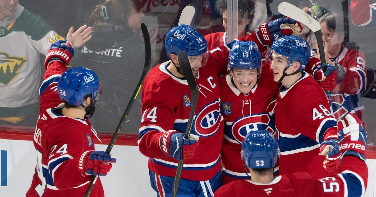 Cole Caufield scores late winner to lift Montreal Canadiens over Minnesota Wild