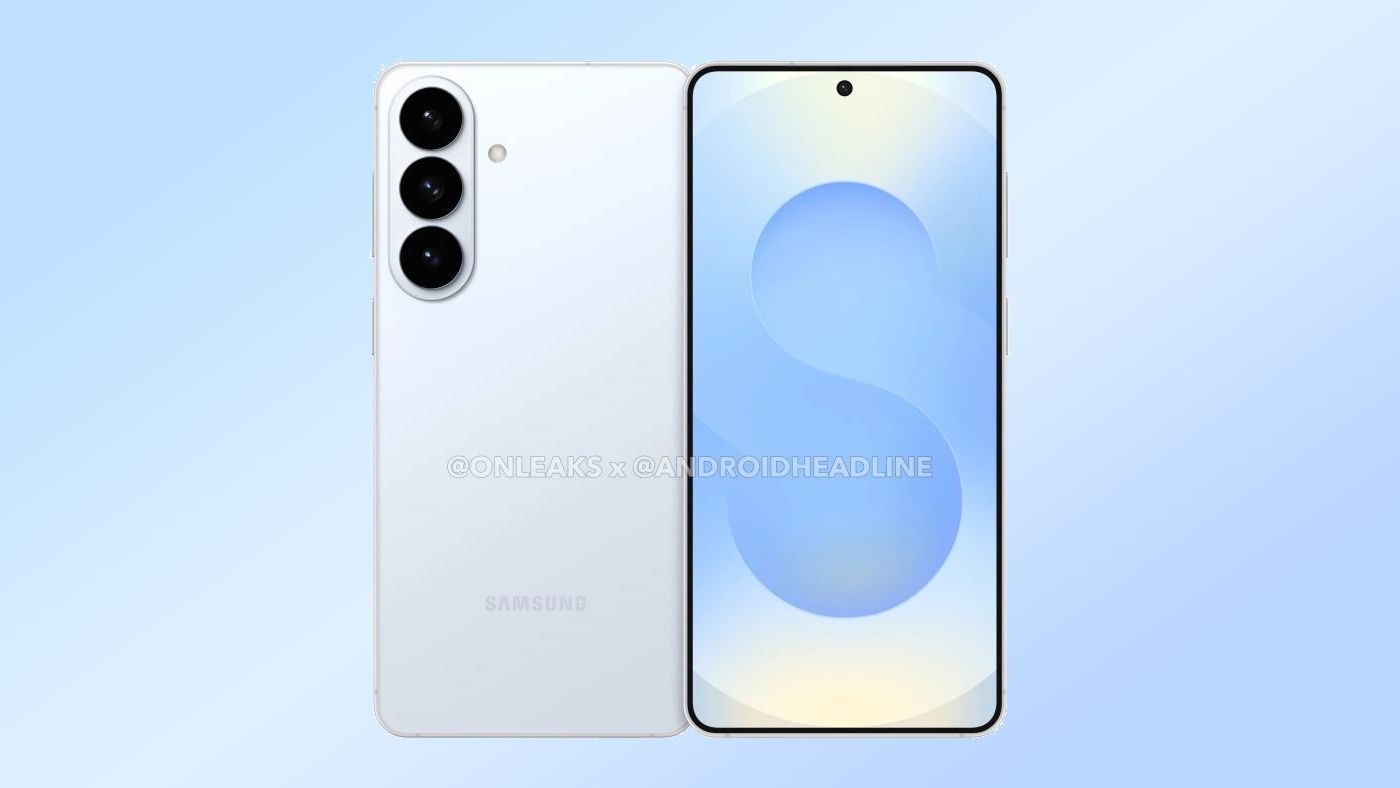 Galaxy S26 Plus render