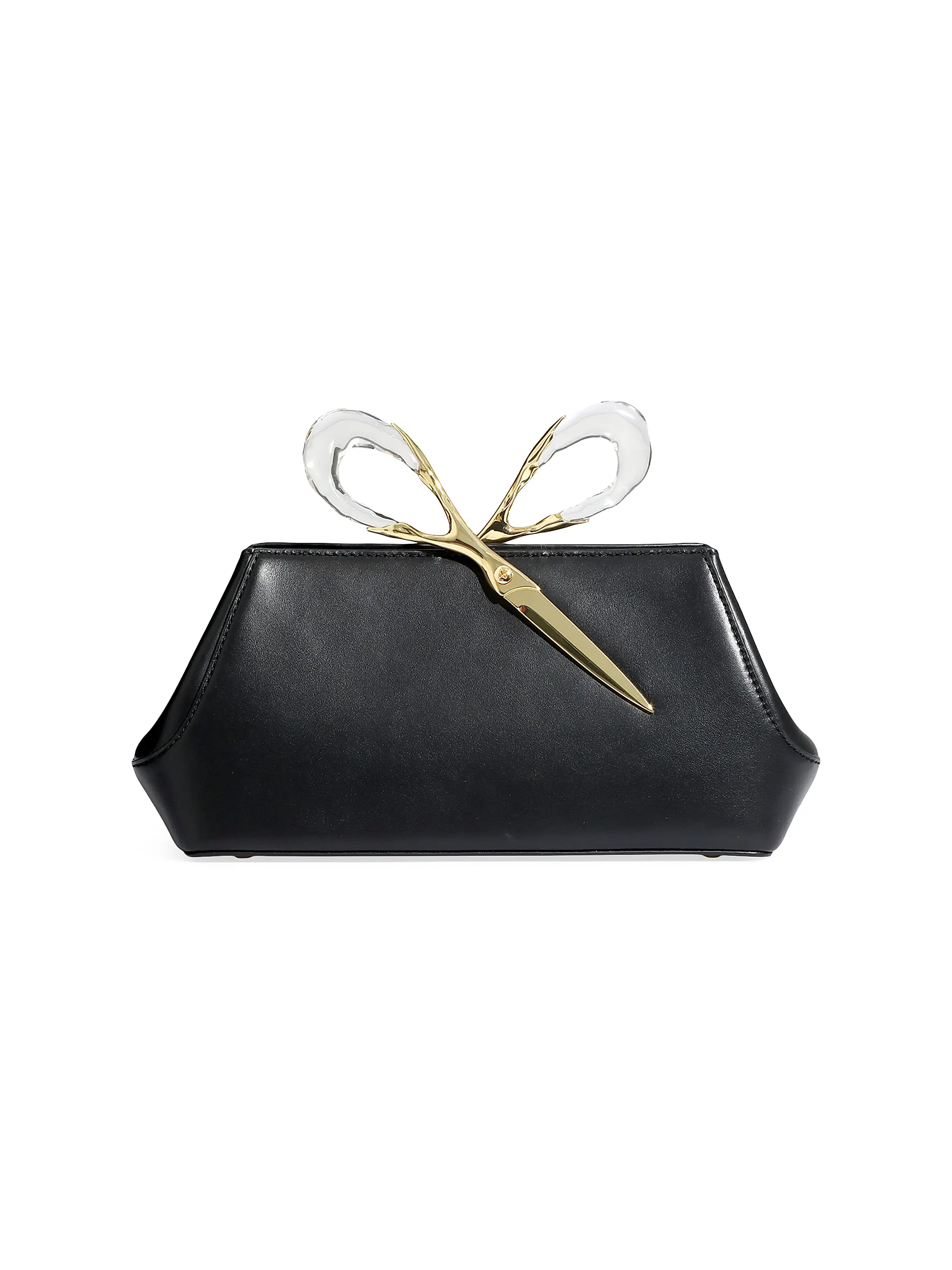 The Scissor Leather Clutch