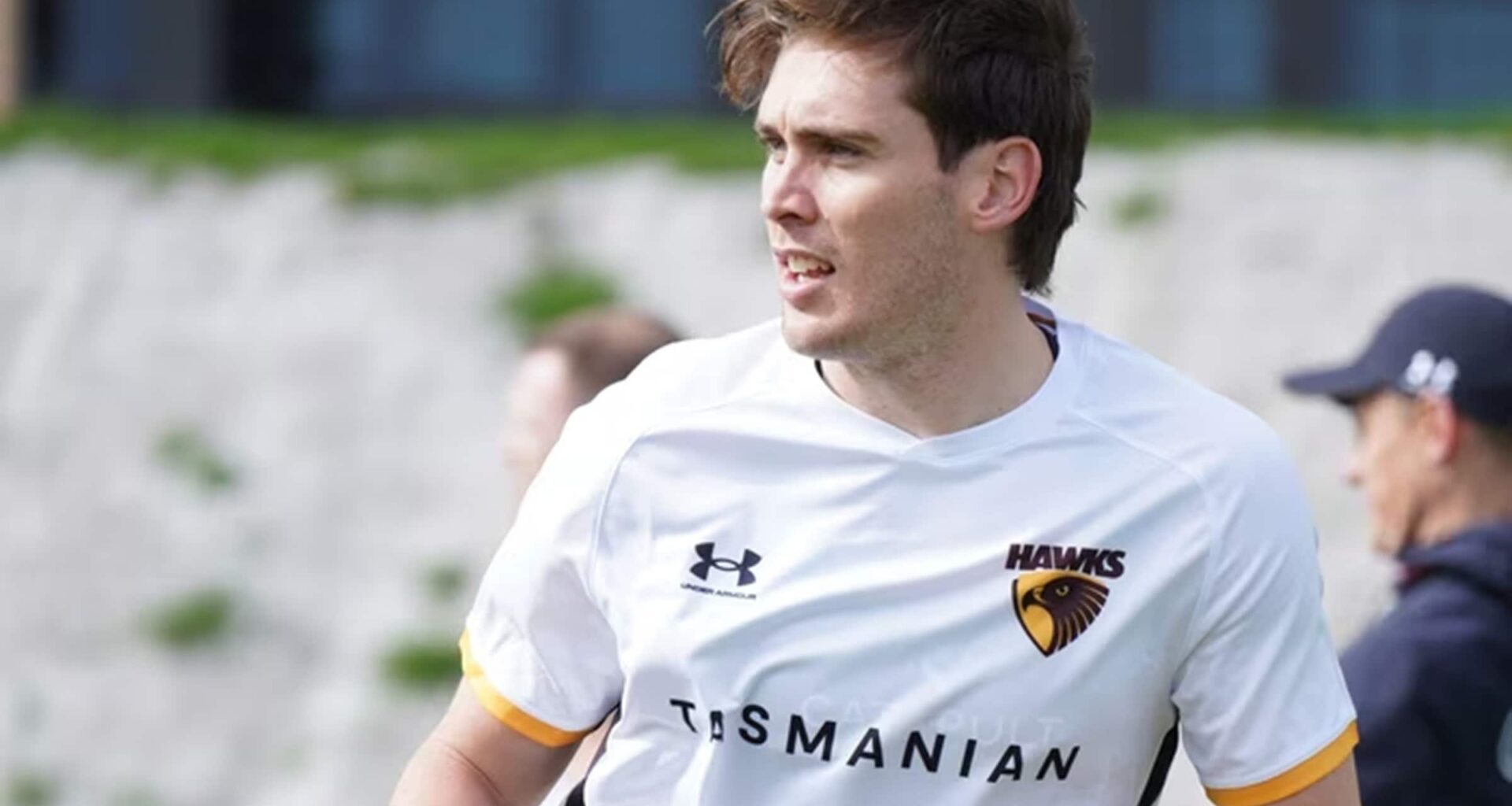 Surprise victim of crunching Day tackle as Hawks mid turns heads