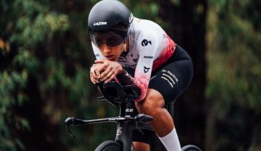 Sophia Sammons on her way to the U23 women's time trial win at the Westbridge Funds Road National Championships 2026