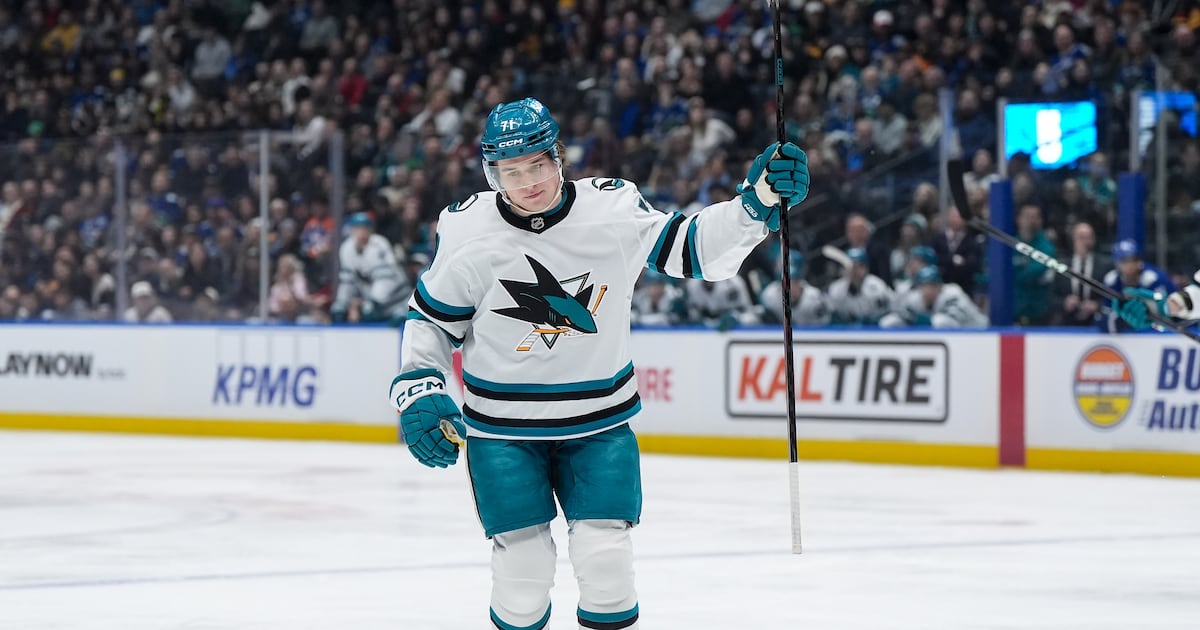 Macklin Celebrini nets four points, San Jose Sharks chomp down on Vancouver Canucks