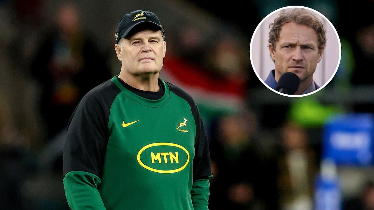 Rassie Erasmus posts cryptic message on Tony Brown’s All Blacks speculation