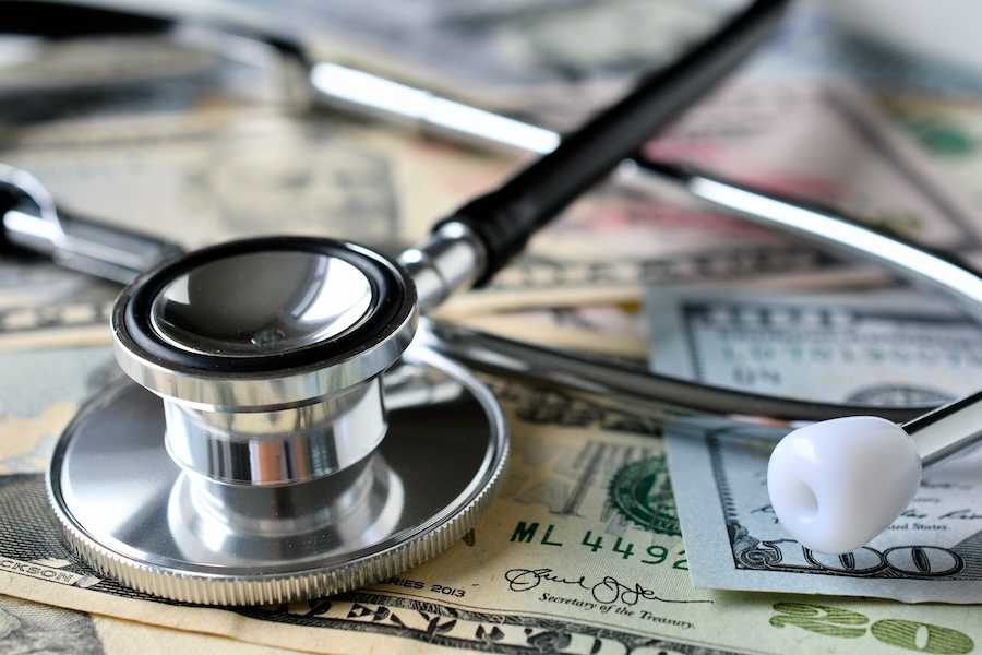 stethoscope, money, cash, medicare, health