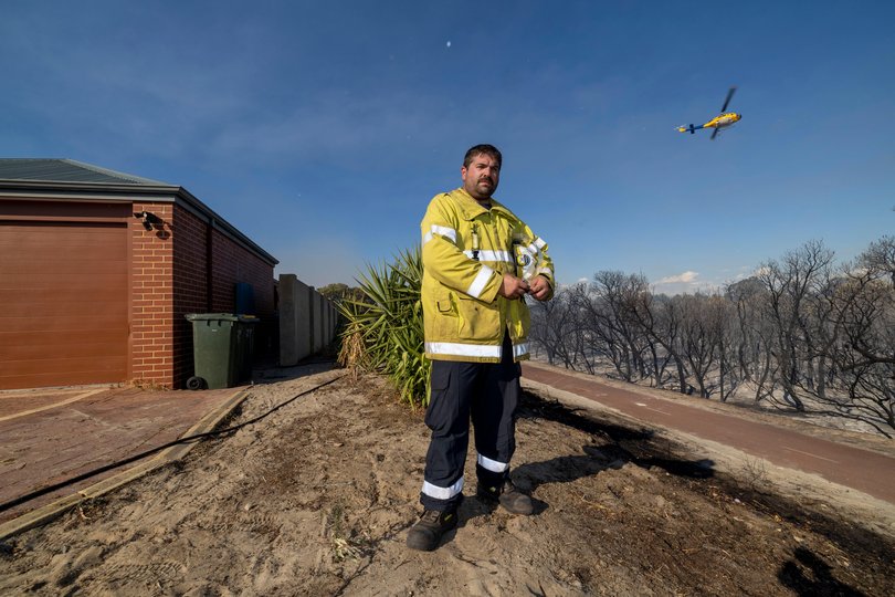 Firefighter Matt Beilken. Gary Ramage