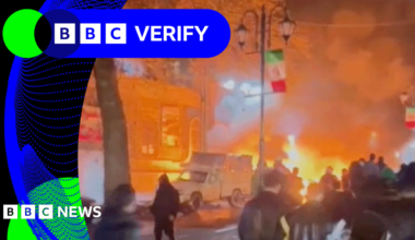 BBC Verify Live: Tracking spread of Iran protests during internet blackout