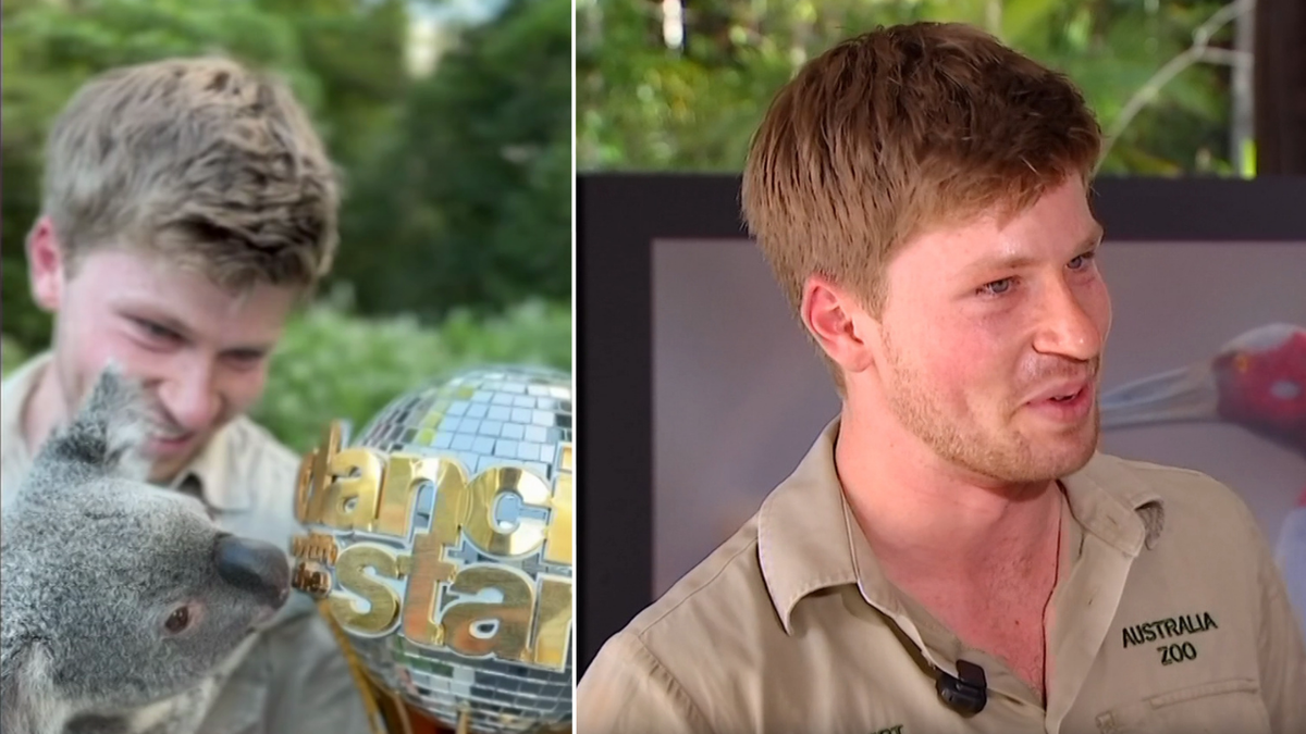 Robert Irwin brings Dancing with the Stars trophy home to Australia Zoo, Queensland