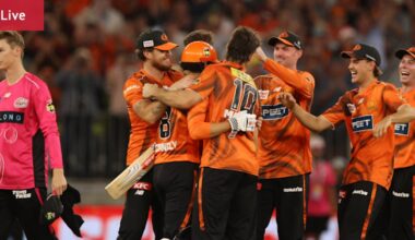 Perth Scorchers v Sydney Sixers, live coverage, start time, how to watch, team lists