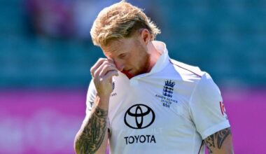 England captain Ben Stokes hobbles off mid-over with adductor injury on Day 4 of fifth Ashes Test