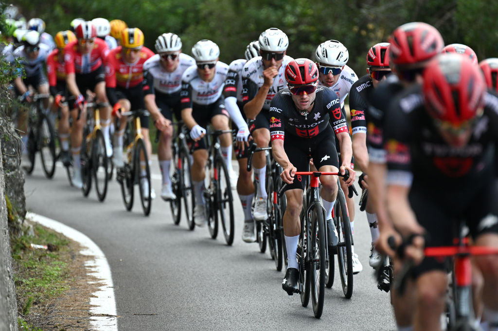 PALMANOVA- CALVIA, SPAIN - JANUARY 29: Marc Hirschi of Switzerland and Tudor Pro Cycling Team competes during the 34th Challenge Ciclista Mallorca 2025 - 24th Trofeo Calvia a 149.6km one day race from Palmanova to Palmanova on January 29, 2025 in Palmanova - Calvia, Spain. (Photo by Tim de Waele/Getty Images)