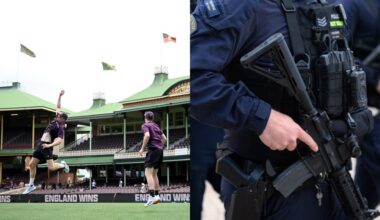 Sydney Cricket Ground Ashes Test to see unprecedented NSW police presence and visible long-arm weapons deployed