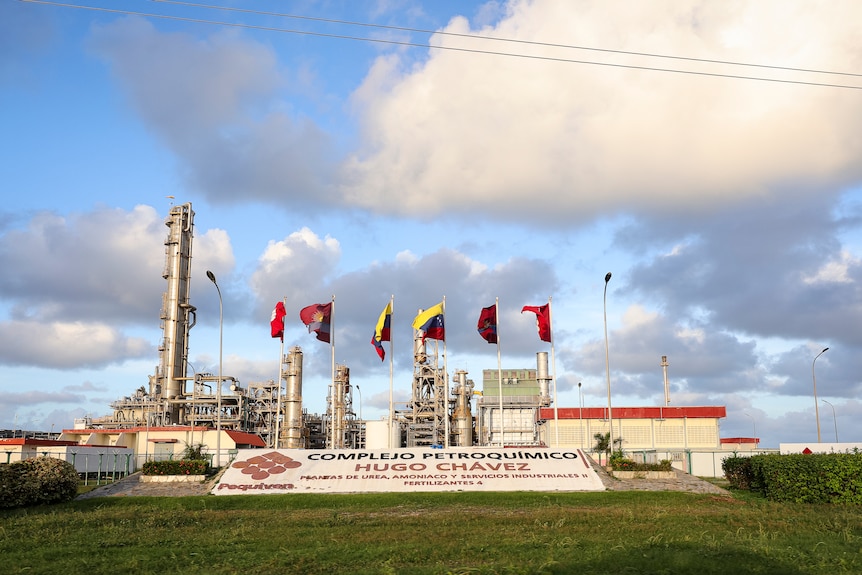 Hugo Chávez petrochemical facilities in Venezuela.