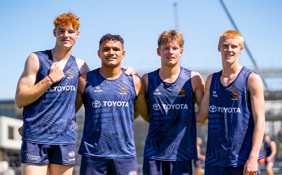 Draft hopefuls go inside inner sanctum at Crows training