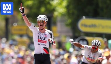 Jay Vine climbs into Tour Down Under ochre jersey after UAE Team Emirates XRG underlines its dominance