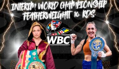 Dina Vs Almudena for the WBC Interim Featherweight Title