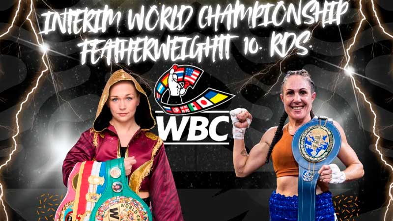 Dina Vs Almudena for the WBC Interim Featherweight Title