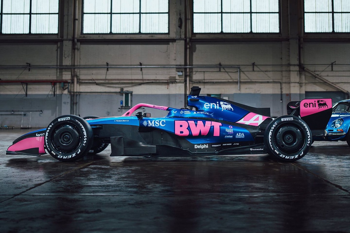 Alpine launches livery for 2026 F1 season on a cruise ship