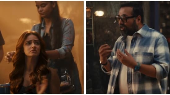 Ananya Panday and Anurag Kashyap star in the shampoo ad.