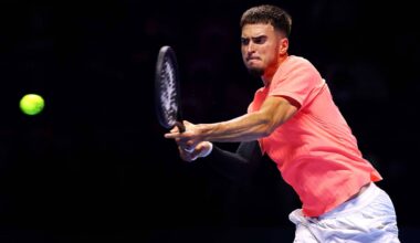 Dino Prizmic competed at the Next Gen ATP Finals in Jeddah last month (file photo).