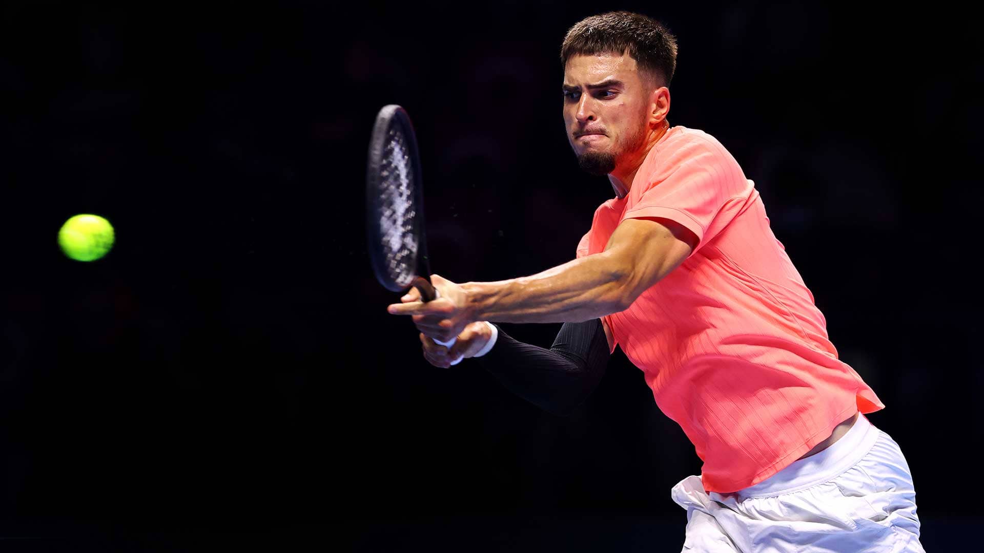 Dino Prizmic competed at the Next Gen ATP Finals in Jeddah last month (file photo).