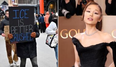 Ariana Grande sparks fury as she tells fans 'don't go to work' as part of Ice protest: 'She's a millionaire!'