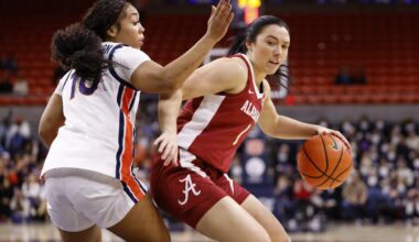 No. 21 Alabama Women's Basketball Suffers Defeat Against Auburn