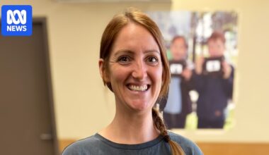 Sharn Davidson is living with Tourette syndrome and uses dinosaurs to educate others about differences