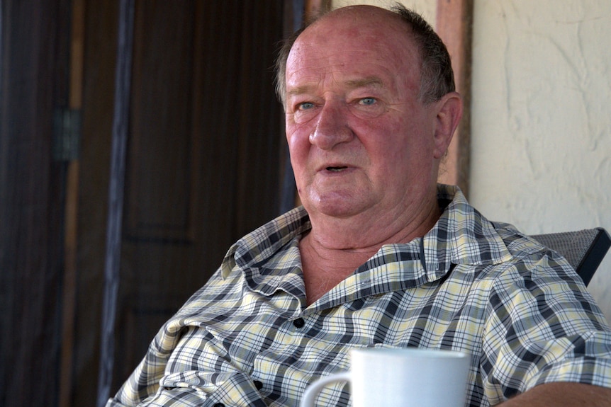 A portrait of Trevor Stallard at home.