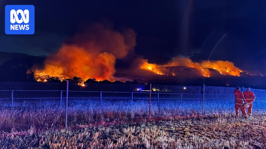 Tooperang bushfire started by vehicle, CFS believes, as multiple structures lost