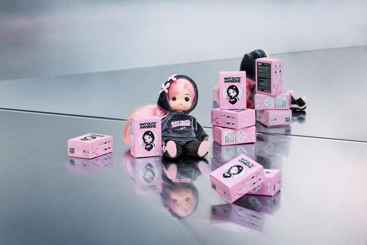 The “Little Mimi” version of K-pop girl group ILLIT's November 2025 album, 'NOT CUTE ANYMORE,' which comes with an exclusive mini doll / Courtesy of Belift Lab