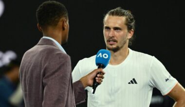 World No.3 Alexander Zverev mocks own family after reaching Australian Open semi-finals with win over Learner Tien