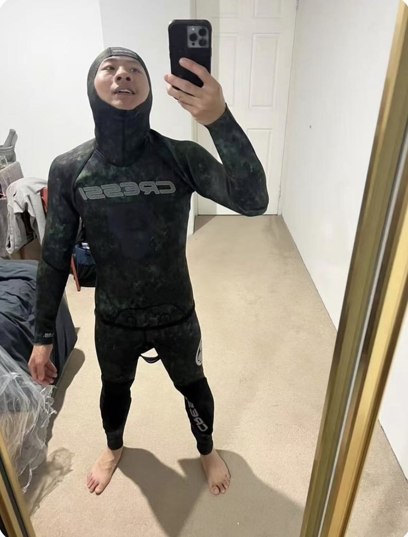 Wen (Walter) Ren Gu, 32, disappeared while snorkelling off Ledge Point on New Years Day.