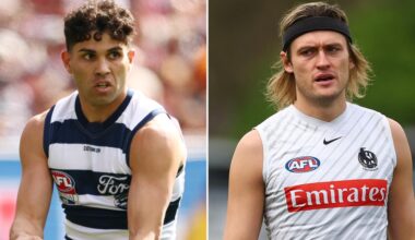 Tyson Stengle personal leave, Collingwood injuries, Jackson Archer and Jesse Motlop tear ACL at training, North Melbourne Kangaroos, Carlton Blues, latest news