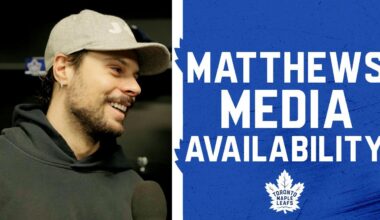 Auston Matthews | Pre Game vs Colorado Avalanche | January 12, 2025