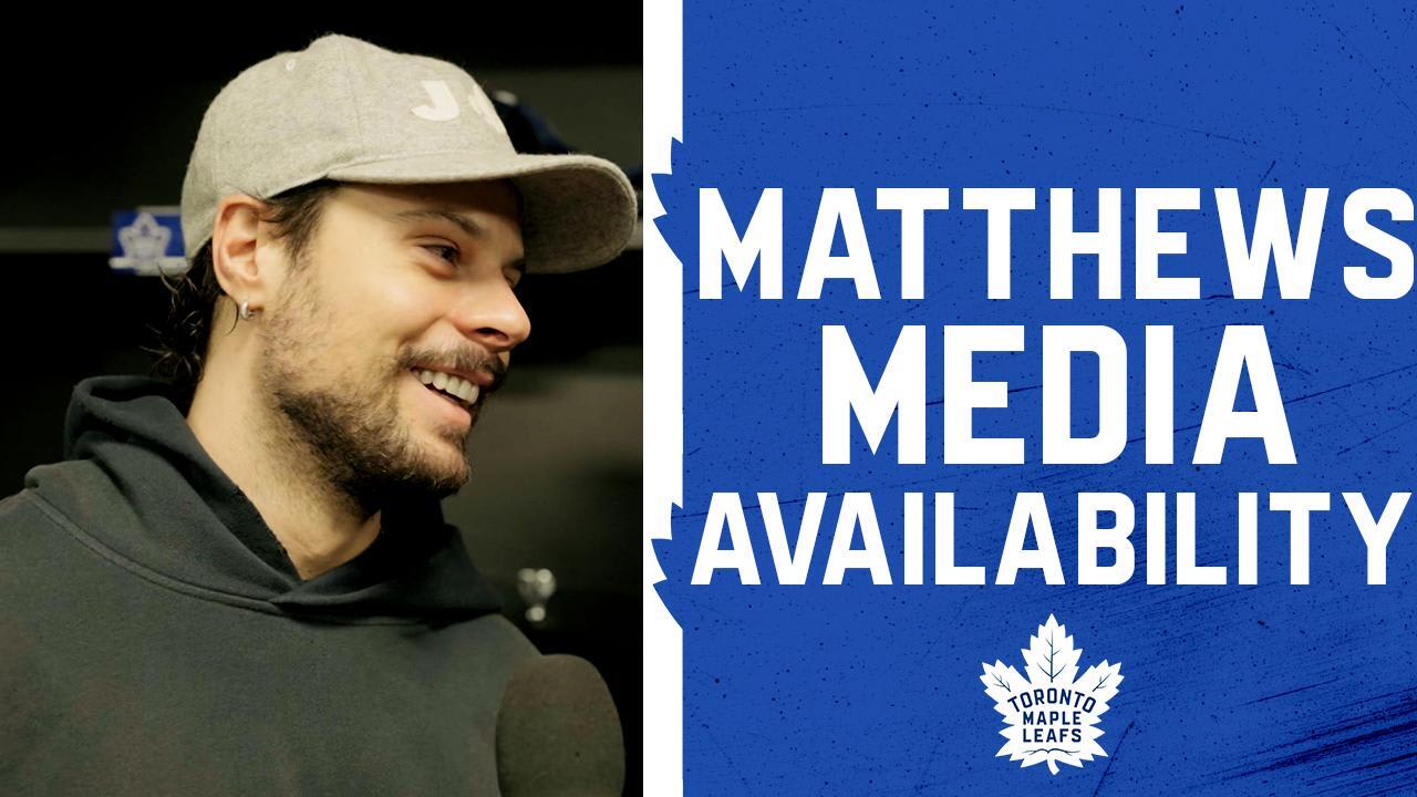 Auston Matthews | Pre Game vs Colorado Avalanche | January 12, 2025