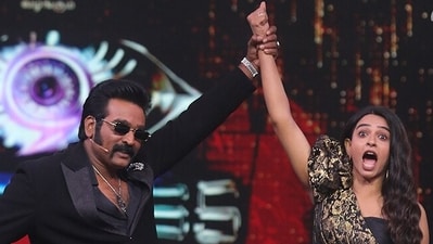 Bigg Boss Tamil Season 9: The winning moment for Divya Ganeshan.