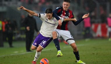 Emil Holm in action for Bologna