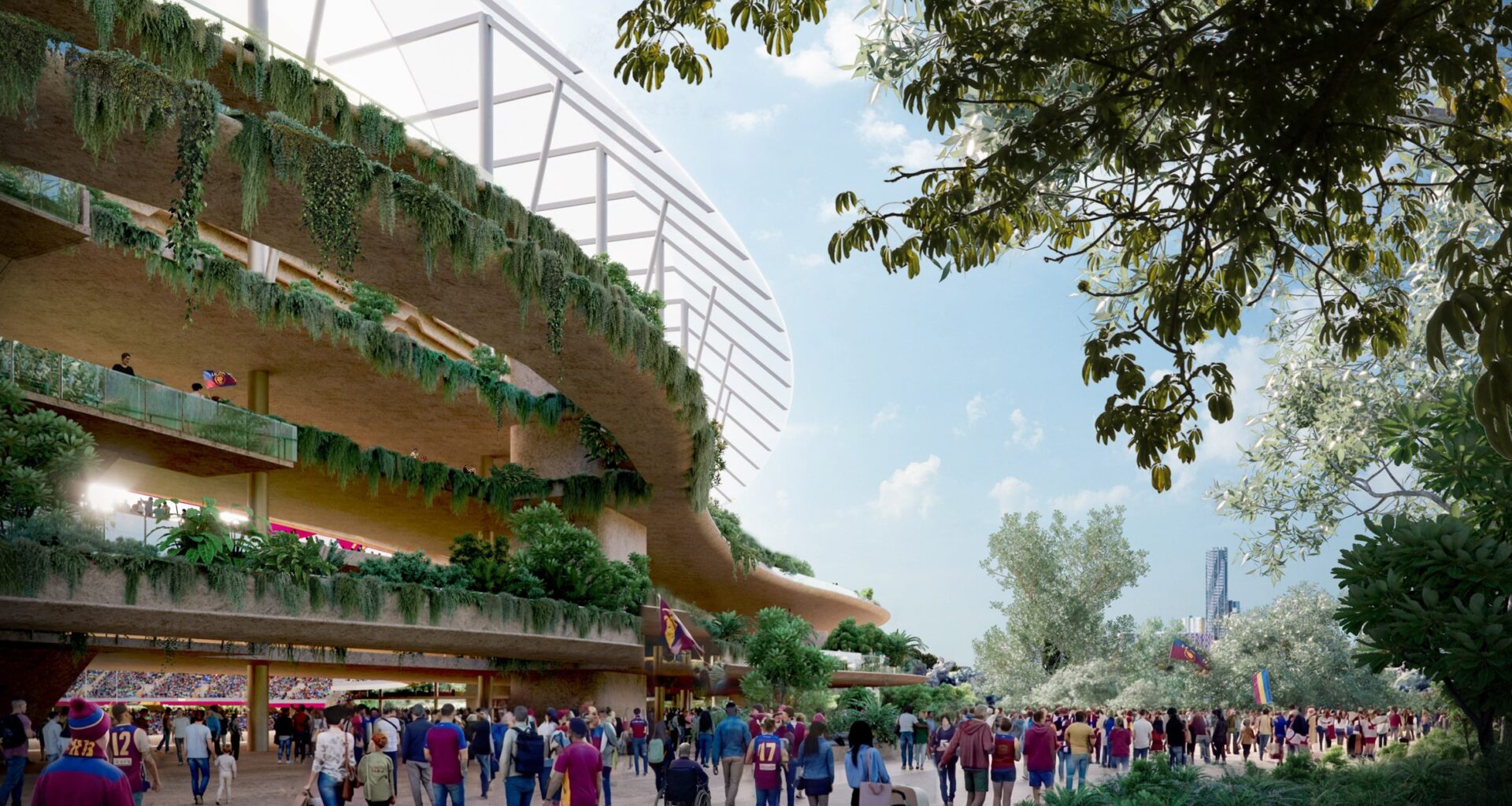 Dezeen Agenda features plans for Brisbane Olympic Stadium