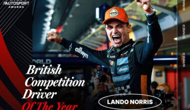 Lando Norris named Autosport Champion and Autosport British Competition Driver of the Year