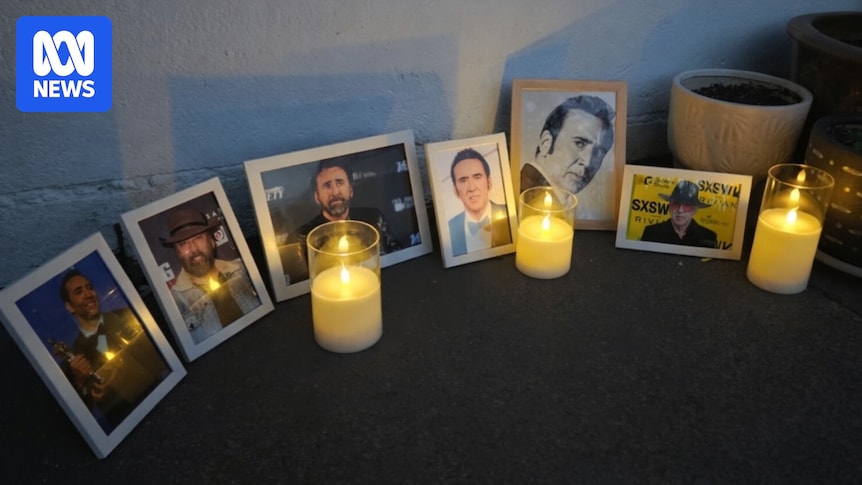 Nicolas Cage shrine amid weird pranks at Mount Gambier deputy mayor's home