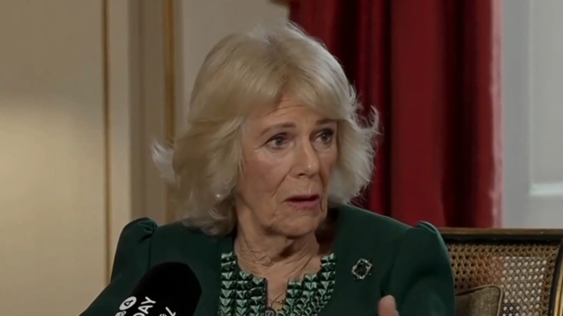 Queen Camilla speaks publicly for the first time about being assaulted on a train