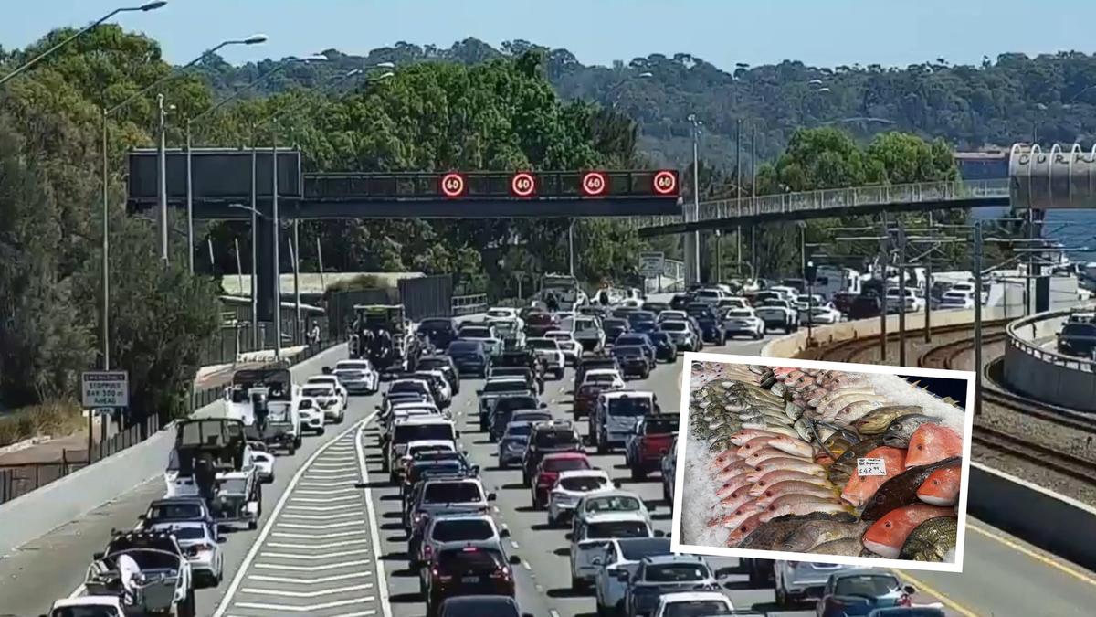 Fishing Reel Rally from Port Beach to Perth causes traffic chaos on Kwinana, Mitchell fwy and Canning hwy